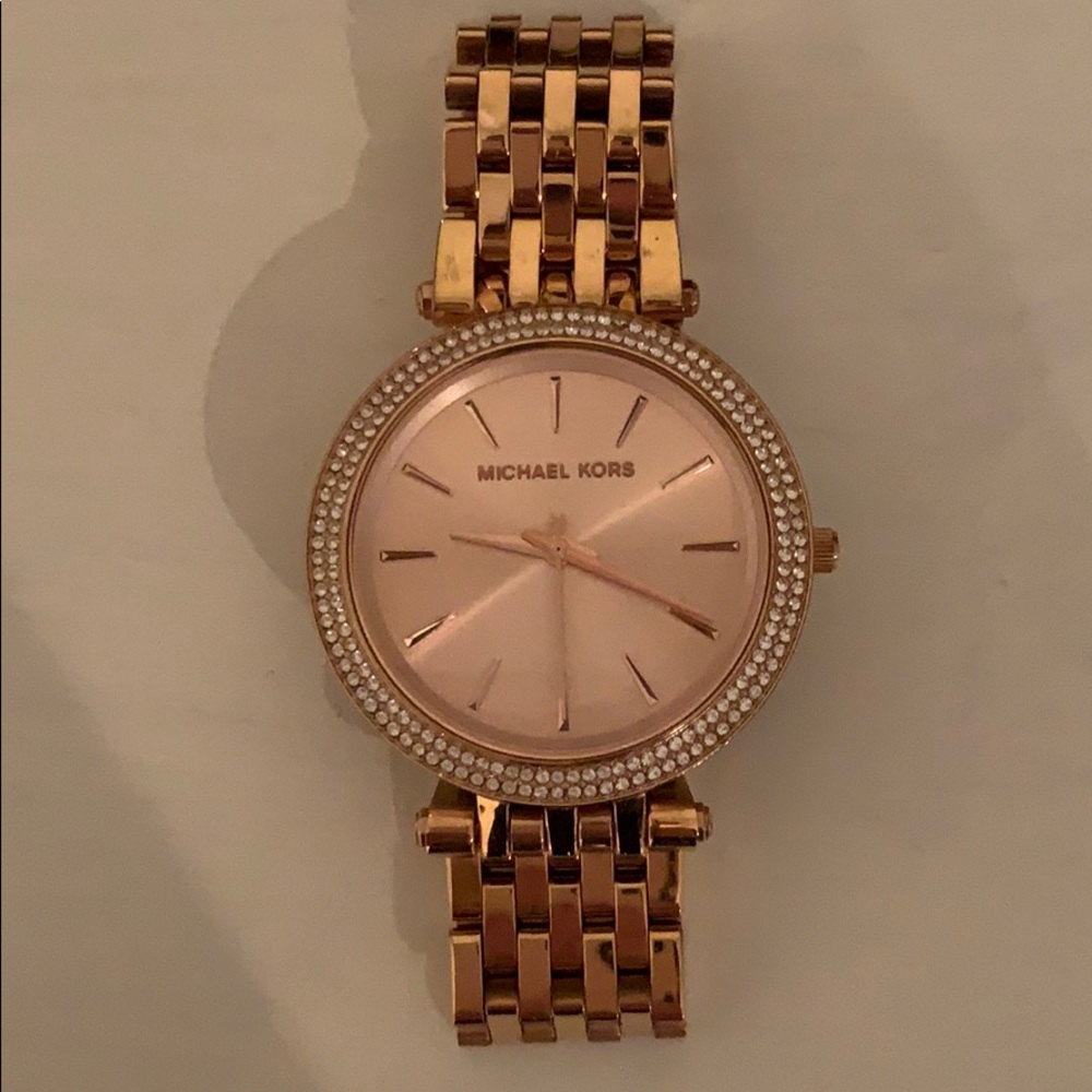 Micheal Kors rose gold women’s watch